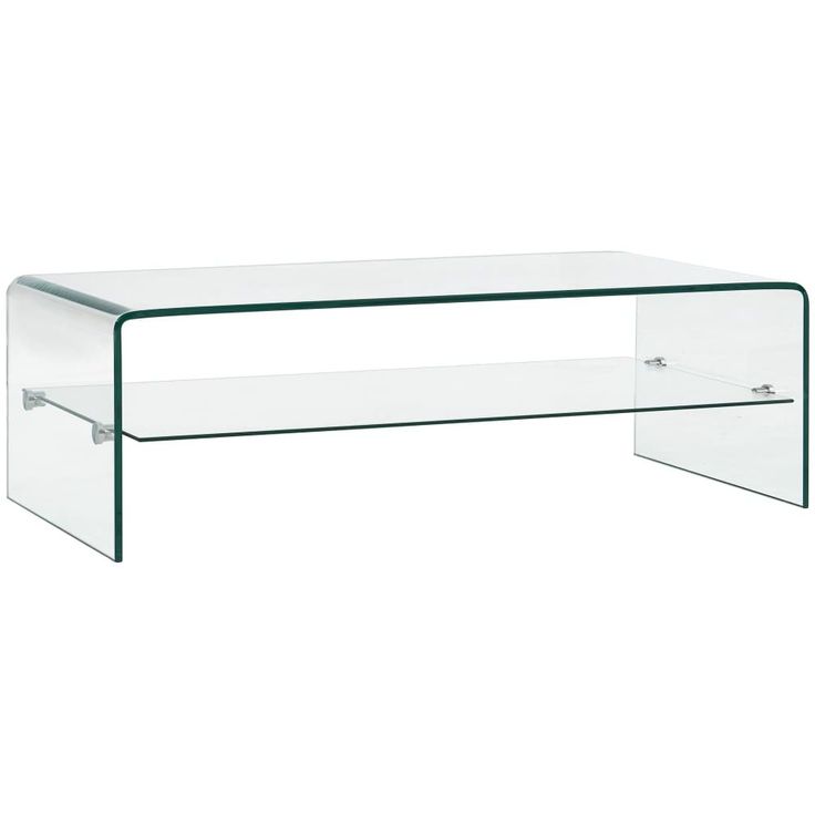 Sohvapöytä kirkas 98x45x31cm karkaistu lasi_1