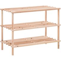 Kenkäteline FinePRICE, 3-tasoinen, täysi kuusi