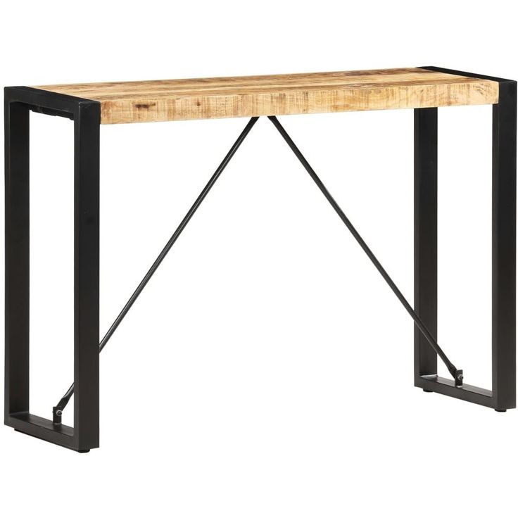 Konsolipöytä 110x35x76 cm täysi mangopuu_1