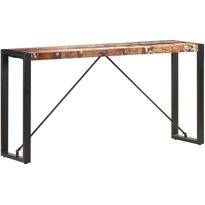 Sivupöytä 150x35x76 cm täysi kierrätetty puu