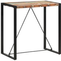 Baaripöytä 110x60x110 cm täysi kierrätetty puu