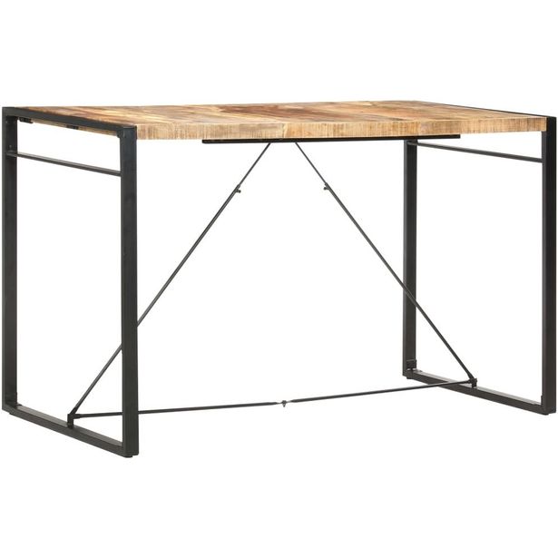 Baaripöytä 180x90x110 cm täysi mangopuu_1