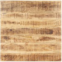 Pöytälevy täysi mangopuu 25-27mm 80x80 cm