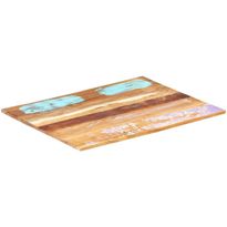 Suorakulmainen pöytälevy 60x70cm 15-16mm täysi kierrätyspuu