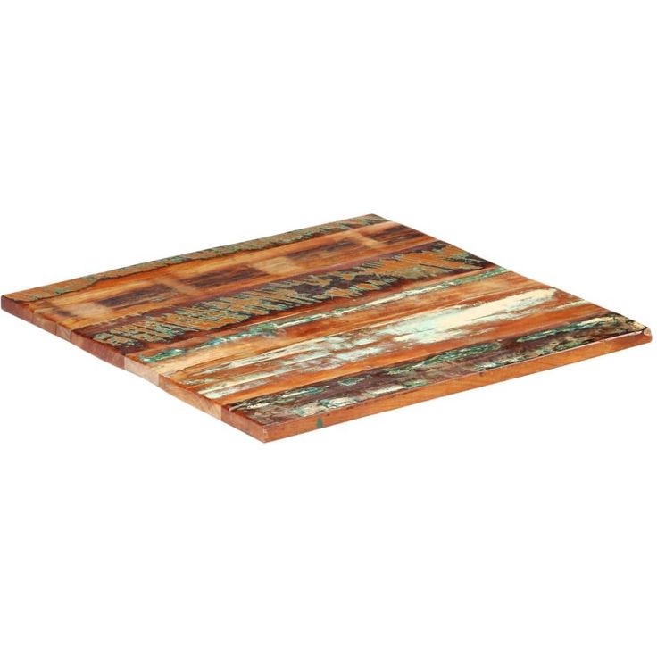 Neliönmuotoinen pöytälevy 80x80cm 25-27mm täysi kierrätyspuu_1