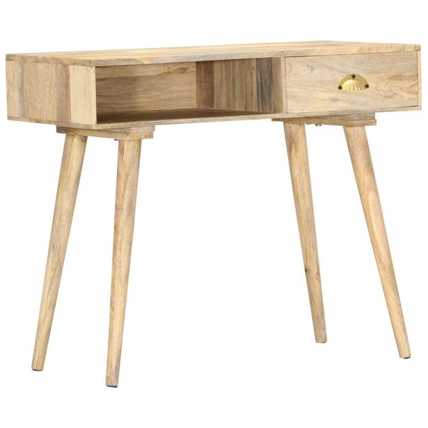 Konsolipöytä 90x45x75 cm täysi mangopuu_1