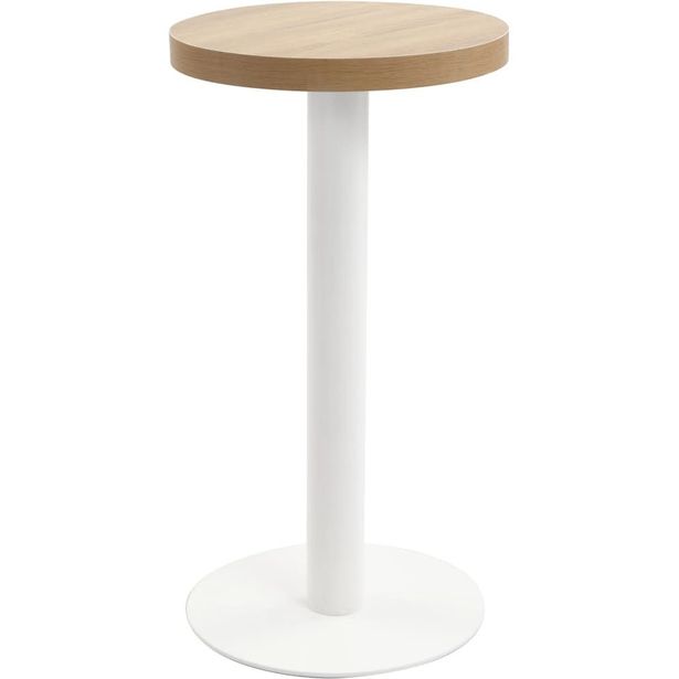Bistropöytä vaaleanruskea mdf 40 cm_1