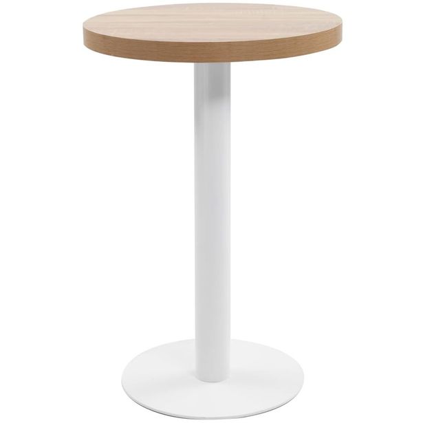 Bistropöytä vaaleanruskea 50 cm mdf_1