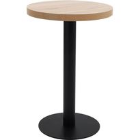 Bistropöytä vaaleanruskea mdf 50 cm