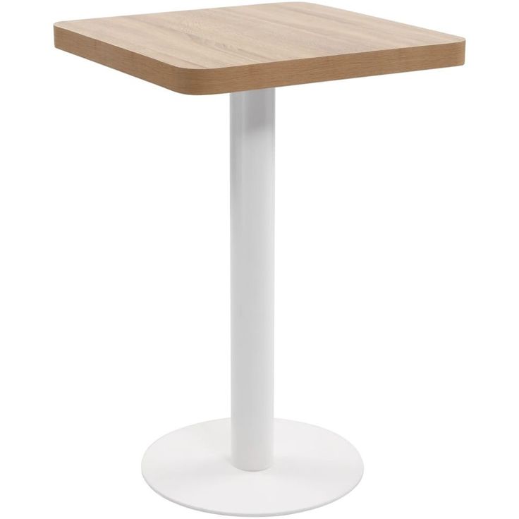 Bistropöytä vaaleanruskea 50x50 cm mdf_1