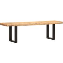 Penkki 160 cm, karkea mangopuu ja teräs