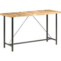 Baaripöytä 180x70x107 cm karkea mangopuu