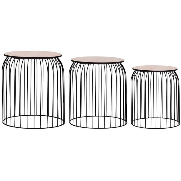 Sohvapöydät 3 kpl musta_1