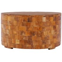 Sohvapöytä 60x60x35 cm täysi tiikki