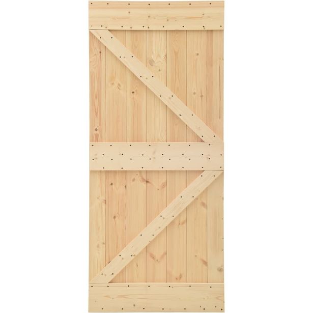 Ovi 100x210 cm täysi mänty