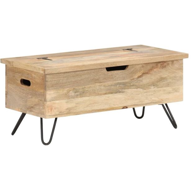 Arkku 90x40x45 cm täysi mangopuu_1