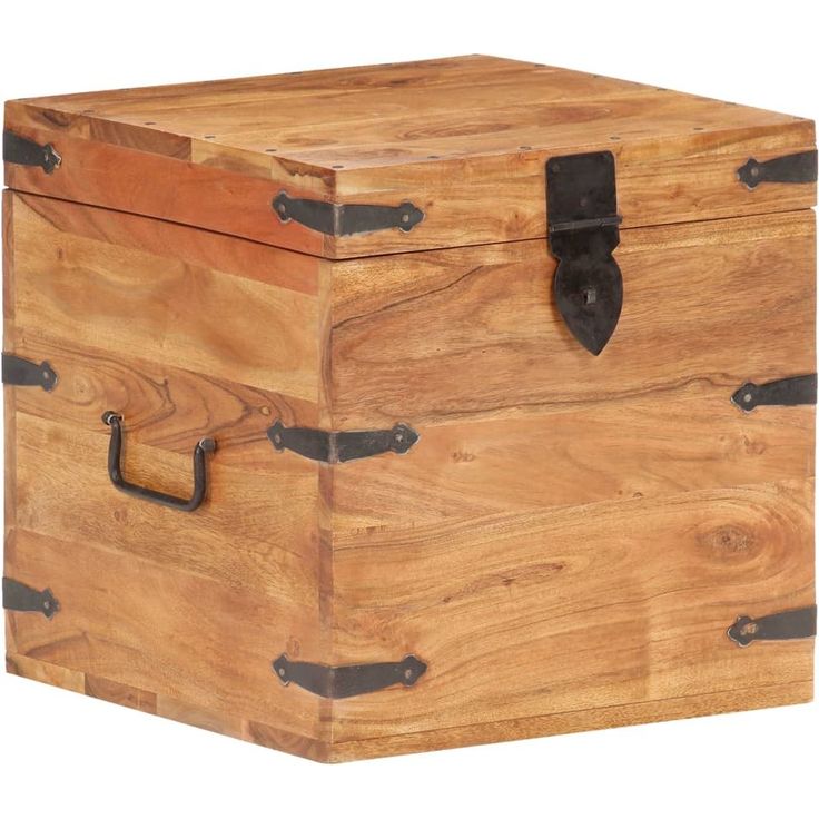 Arkku 40x40x40 täysi akaasiapuu_1