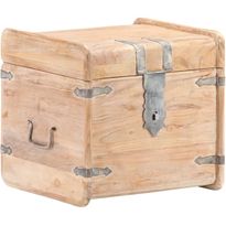 Arkku 40x40x40cm täysi akaasiapuu