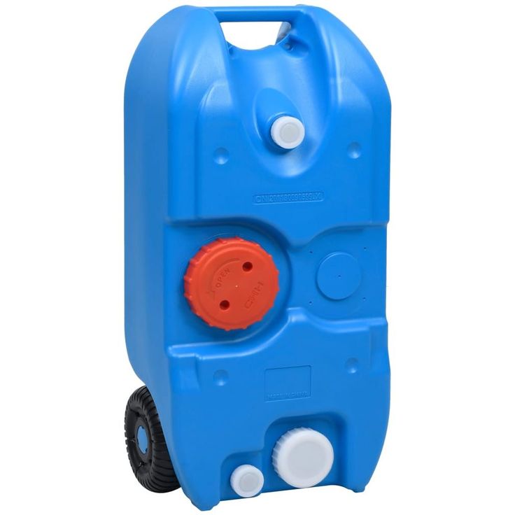 Vesisäiliö pyörillä, 40L, sininen