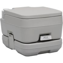 Kannettava retki-WC, 10+10L, harmaa