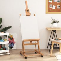Maalausteline FinePRICE, 55 x 53,5 x 178 cm, täysi pyökki