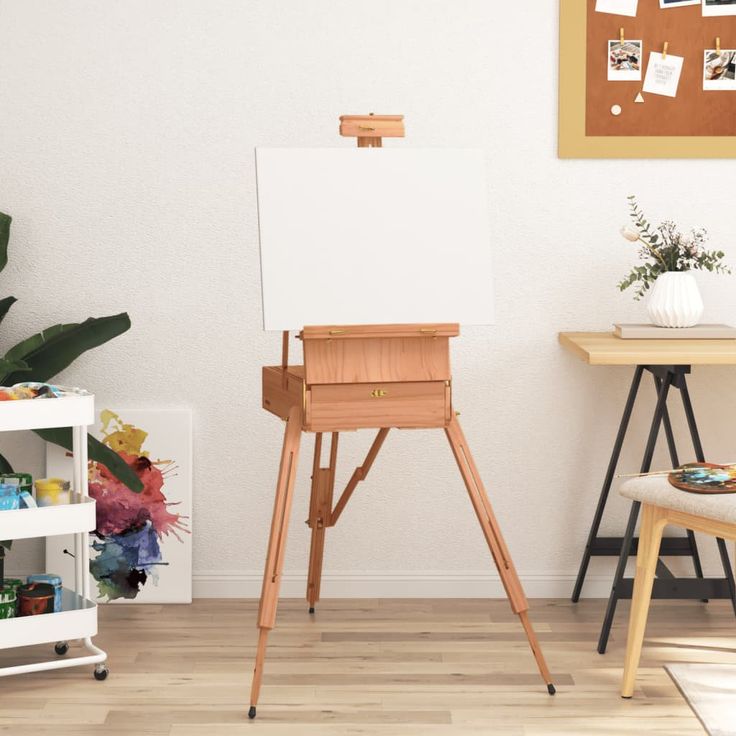 Maalausteline fineprice, 81x121x173 cm, täysi pyökki
