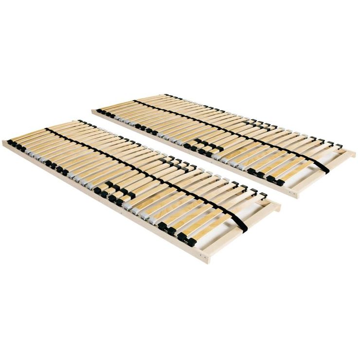 Sängyn sälepohjat 28 säleellä 7 vyöhykettä 80x200 cm 2 kpl _1