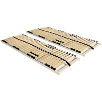 Sängyn sälepohjat 2 kpl 28 säleellä 7 vyöhykettä 90x200cm