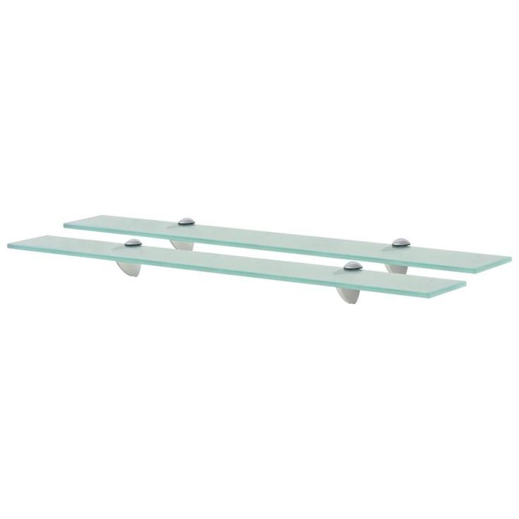 Kelluvat hyllyt, 2 kpl, lasi, 70x10 cm, 8 mm