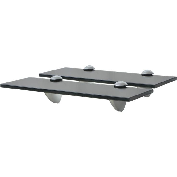Kelluvat hyllyt, 2 kpl, lasi, 30x10 cm, 8 mm