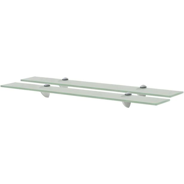 Kelluvat hyllyt, 2 kpl, lasi, 70x10 cm, 8 mm