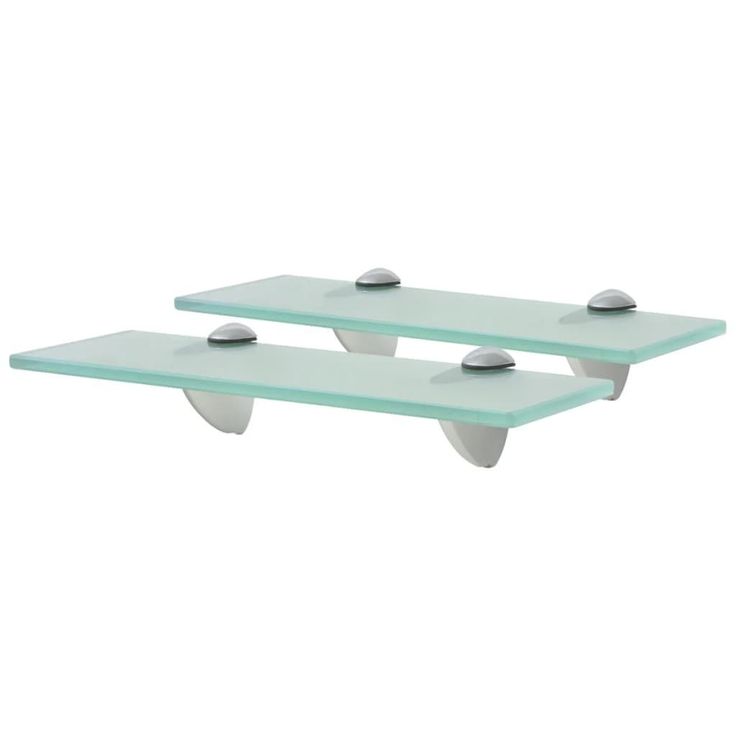 Kelluvat hyllyt, 2 kpl, lasi, 30x20 cm, 8 mm