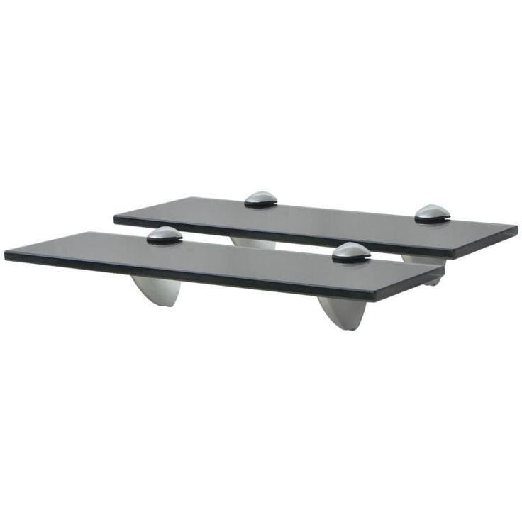 Kelluvat hyllyt, 2 kpl, lasi, 30x20 cm, 8 mm
