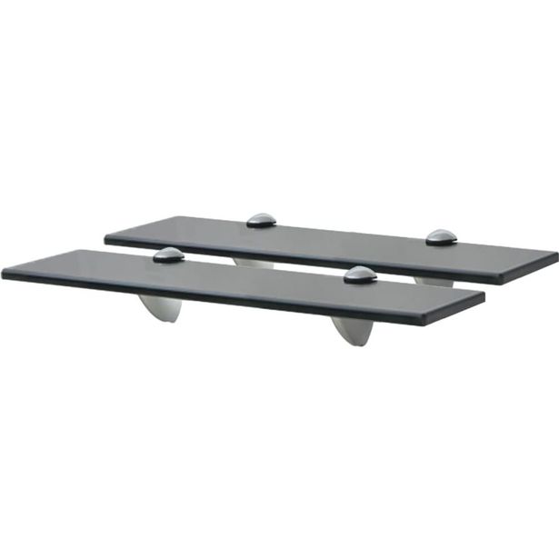 Kelluvat hyllyt 2 kpl lasi 40x20 cm 8 mm_1