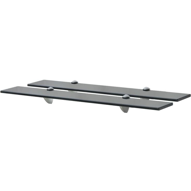 Kelluvat hyllyt, 2 kpl, lasi, 70x20 cm, 8 mm