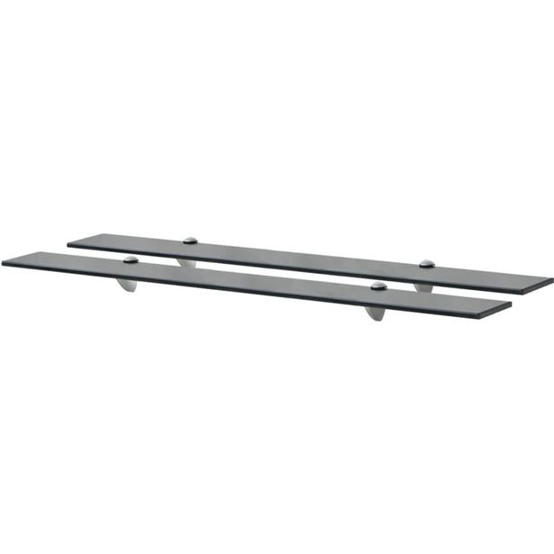 Kelluvat hyllyt 2 kpl lasi 90x20 cm 8 mm_1