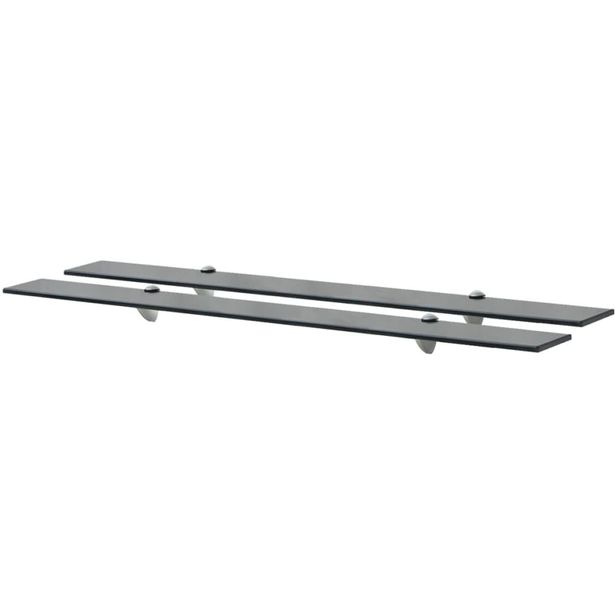Kelluvat hyllyt 2 kpl lasi 100x20 cm 8 mm_1