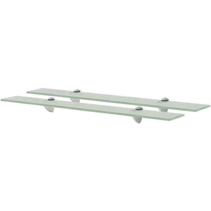 Kelluvat hyllyt, 2 kpl, lasi, 70x20 cm, 8 mm