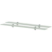Kelluvat hyllyt, lasi, 90x20 cm, 8 mm, 2 kpl