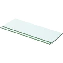 Hyllyt 2 kpl, kirkas lasi, 50x12 cm