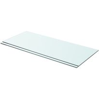 Hyllyt 2 kpl, kirkas lasi, 70x30 cm