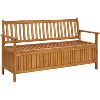 Puutarhan säilytyspenkki 148 cm täysi akaasiapuu
