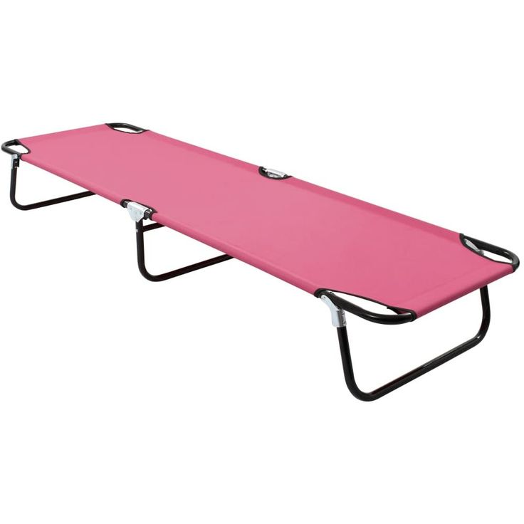 Kokoontaitettava aurinkotuoli teräs pinkki_1