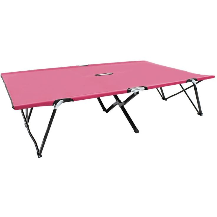 Kahden hengen kokoontaitettava aurinkotuoli pinkki teräs_1