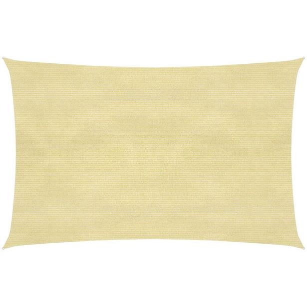 Aurinkopurje 160 g/m², beige 3,5x4,5 m HDPE