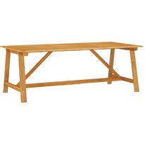 Puutarharuokapöytä 206x100x74 cm täysi akaasiapuu