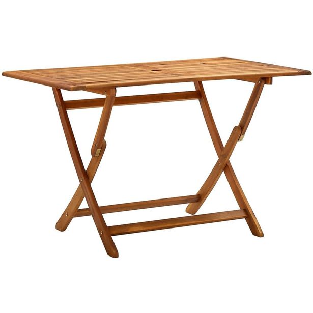 Kokoontaitettava puutarhapöytä 120x70x75 cm täysi akaasiapuu_1