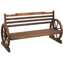 Puutarhapenkki 142 cm, täysi kuusi