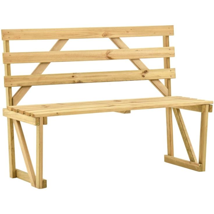 Puutarhapenkki 120 cm, kyllästetty mänty