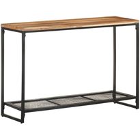 Konsolipöytä 110x35x75 cm täysi akaasiapuu